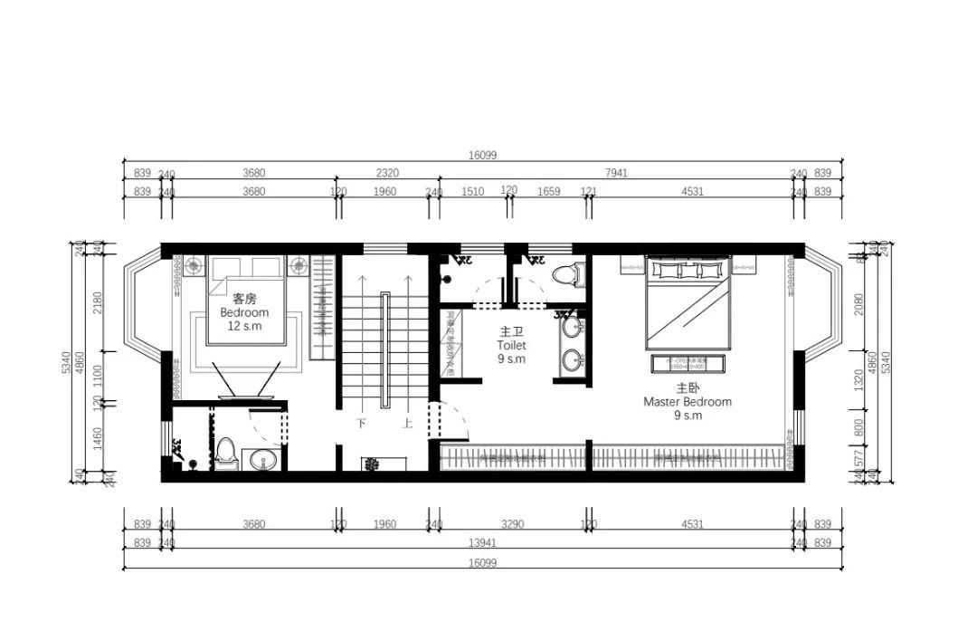 新中式案例 | 480m²联排别墅设计，高级时尚混搭