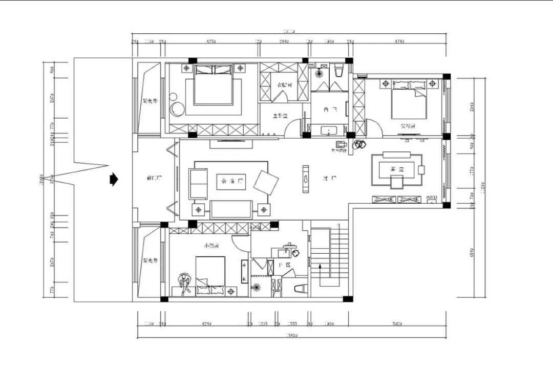 新中式案例 | 240m²别墅雅居，儒韵馥郁的生活情怀